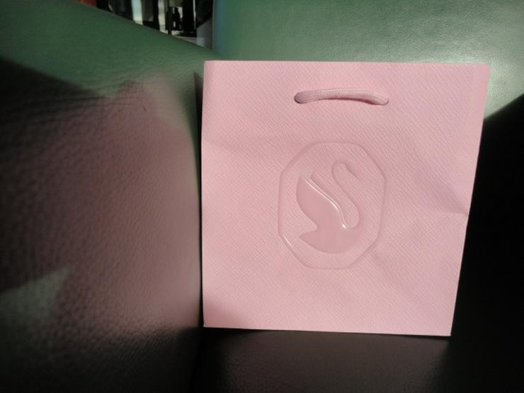 Bild 5: SWAROVSKI Premium Boutique Tüte Papiertüte rosé, NEU