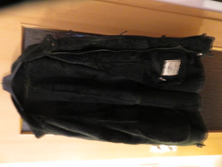 Bild 3: Herren Wildleder Mantel mit echten Futter in Gr. 54 dunkel grün 