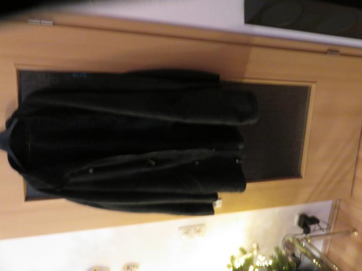 Bild 2: Herren Wildleder Mantel mit echten Futter in Gr. 54 dunkel grün 