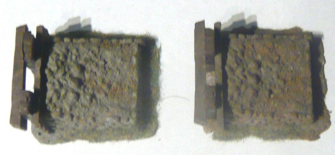 Bild 4: Nostalgie Prellbock H0 Holzbohlen und Schotter universell passend