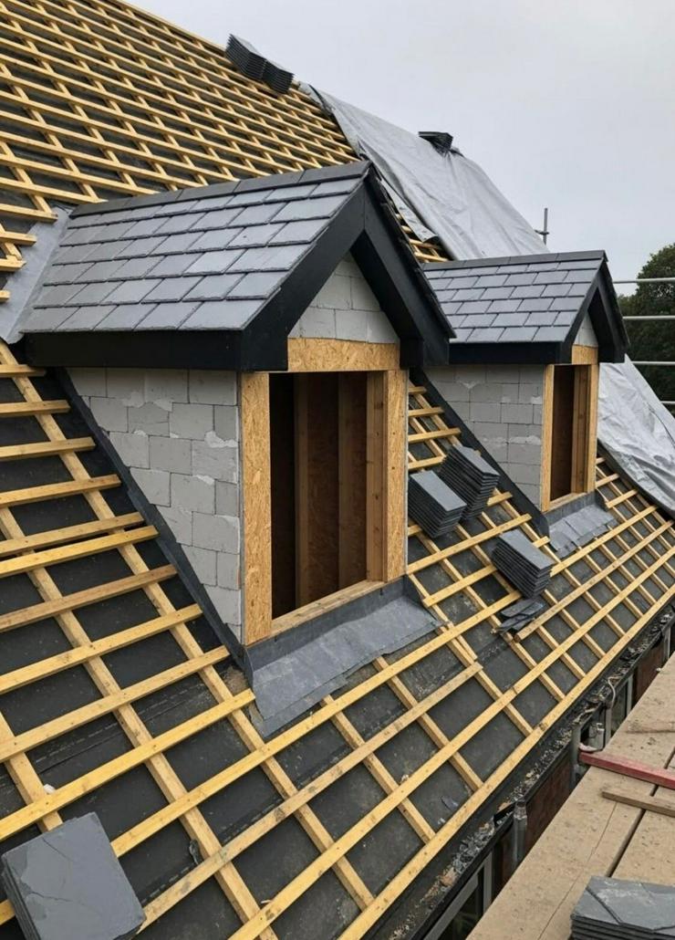 Bild 17: R.P BEDACHUNGEN Dachdeckermeister & Zimmerer / Neubaueindeckung u- Altbausanierung 