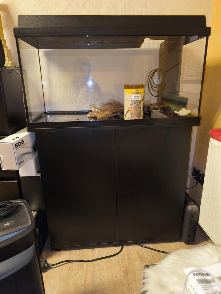Bild 5: Aquarium mit Zubehör und Unterschrank abzugeben
