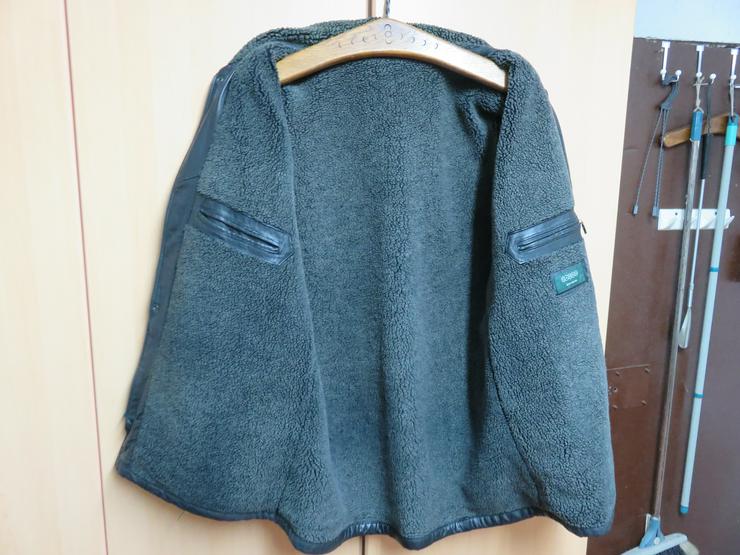 Bild 3: Herren Lederjacke gefüttert gr. 54 in schwarz 