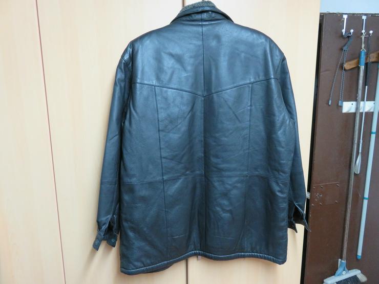 Bild 4: Herren Lederjacke gefüttert gr. 54 in schwarz 
