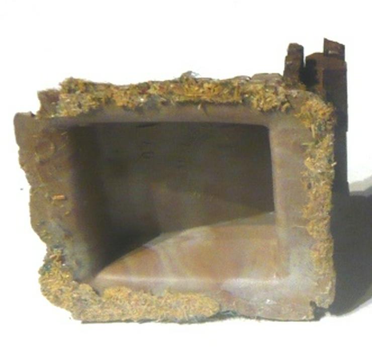 Bild 5: Nostalgie Prellbock H0 Holzbohlen und Steine für alle H0 passend