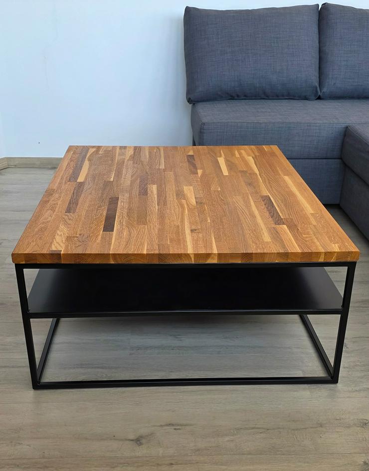Bild 2: Großer Couchtisch aus geölter Eiche