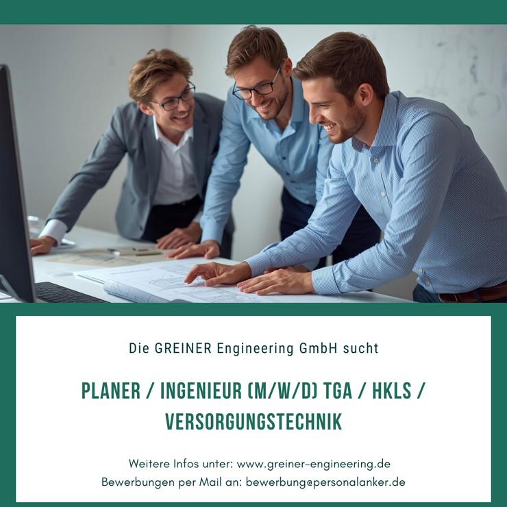 Planer / Ingenieur (m/w/d) TGA / HKLS / Versorgungstechnik