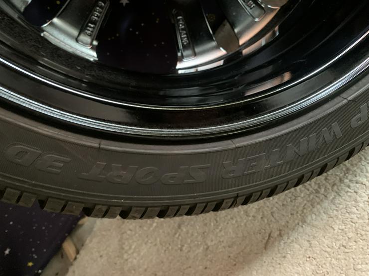 Bild 7: Alu  Mini Cooper Alu Winterräder Dunlop 3D Sport Ranflad 185/50 R17 Profil 7mm-8mm Sehr guter Zastand