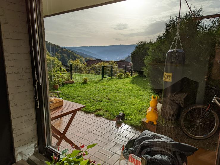 Bild 6: 1Z Souterrain/Terrassenwohnung mit traumhaften  Blick auf Schwarzwald