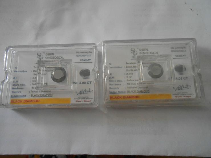 Bild 5: schwarzer Diamant.....4 carat !!!!!!!!!!