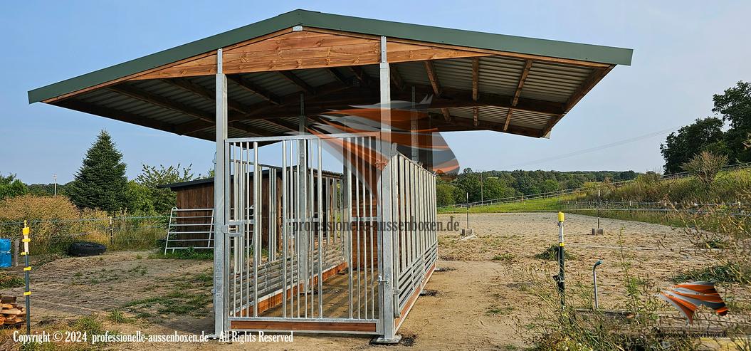 Bild 8: Pferderaufe & Heuraufe | Futterraufe mit Fressgitter