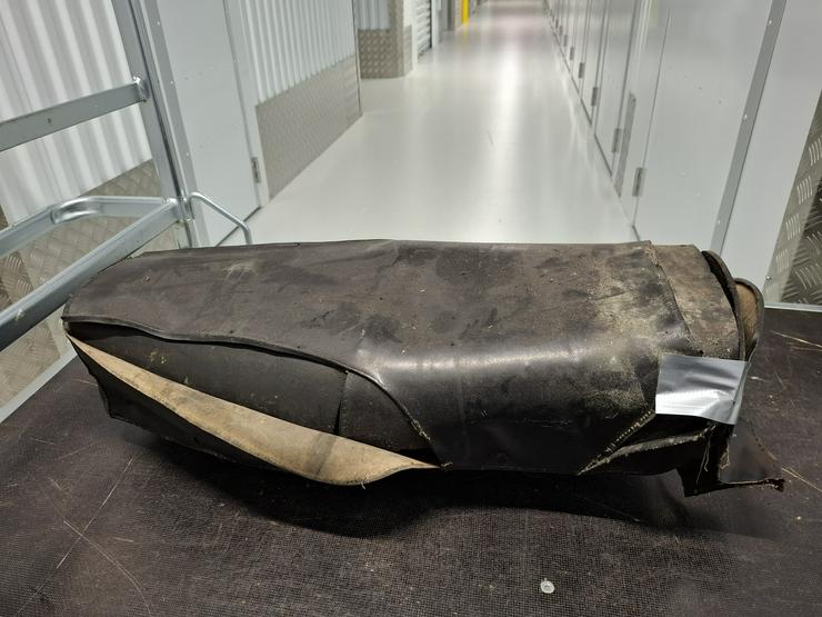 Bild 4: Gilera B300 extra Rahmen  Hinterradbrücke Sattel