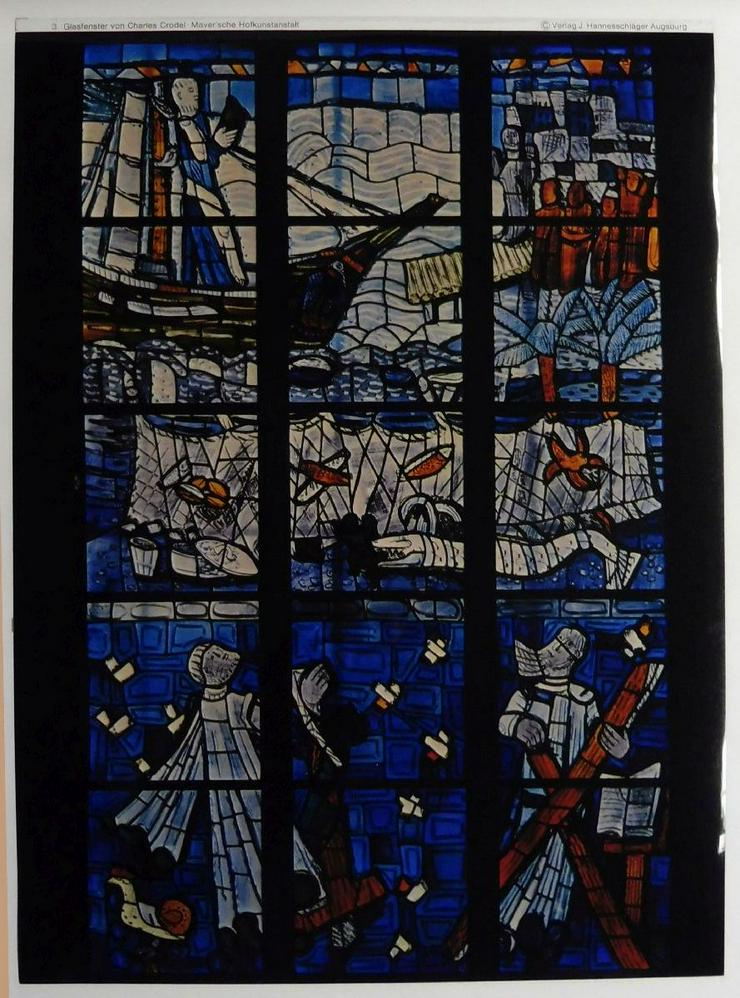 6 Glasfensterbilder: Das Glasfenster nach 1945 