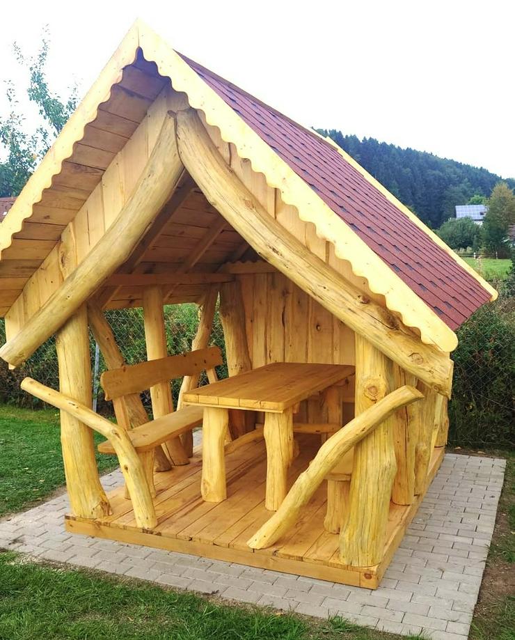 Überdachte Sitzgruppe - Gartenpavillon, inkl. Montage