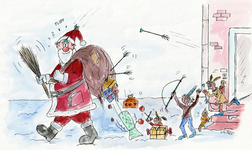 Bild 4: Frivole Weihnachten, ein Comic-Heft mit 24 frechen Bilderwitzen, 