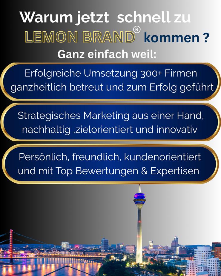 Bild 4: 🚀 Marketing & Werbung in Düsseldorf – Jetzt 2026 erfolgreich durchstarten! Lemon Brand