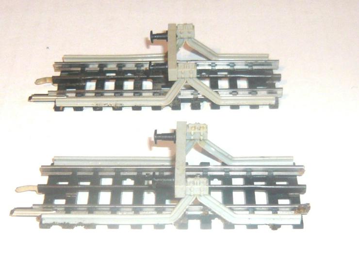 Bild 3: Trix Express H0 2x Prellbock mit Neusilbergleis u. Kunststoffschwellen