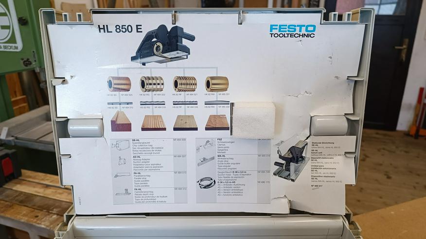Bild 8: Festo Hobel HL 850 E-Set im Systainer