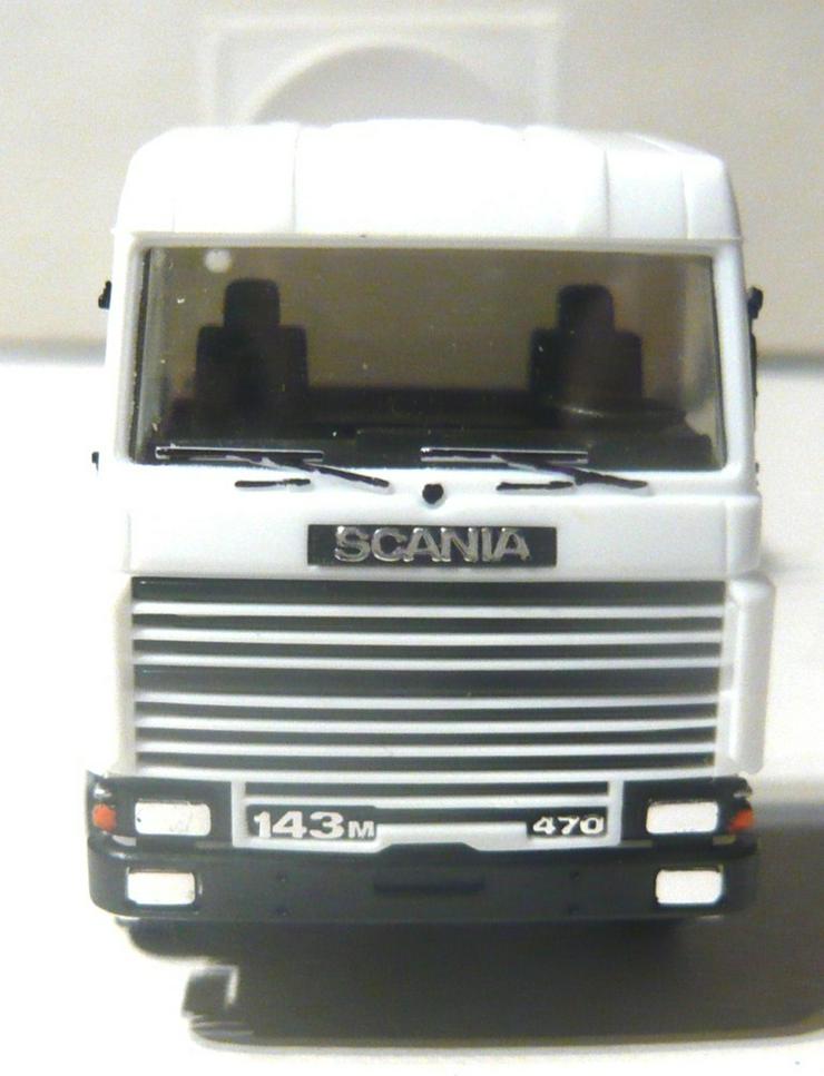 Bild 2: Herpa 1:87 Scania 143m Tieflader Sattelzug mit Aufbau AGA