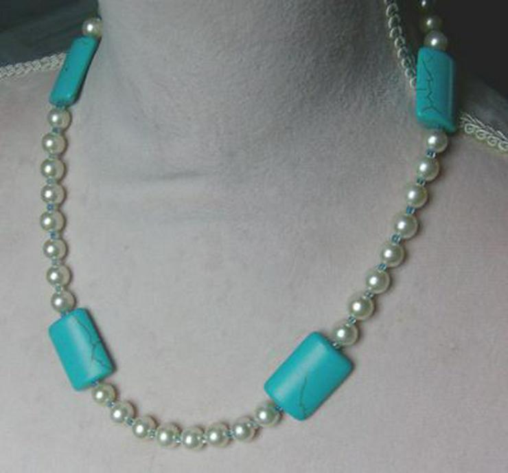 Bild 2: klassich schöne Perlen-Türkiskette