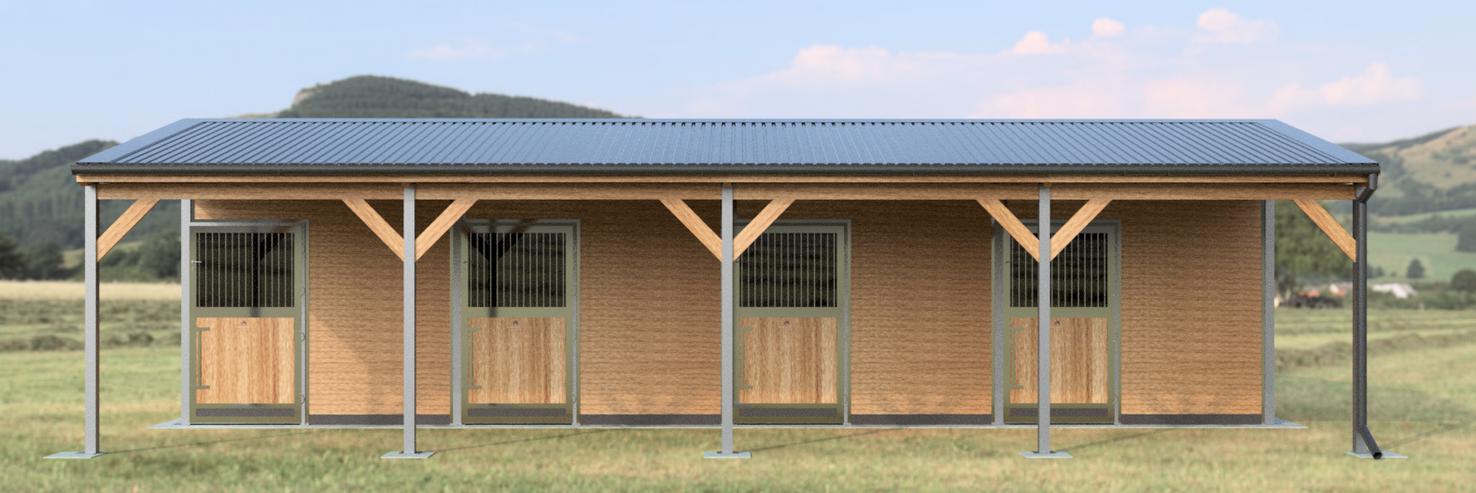 Bild 15: Pferdebox kaufen & Offenstall mit Paddock ideal für Ställe