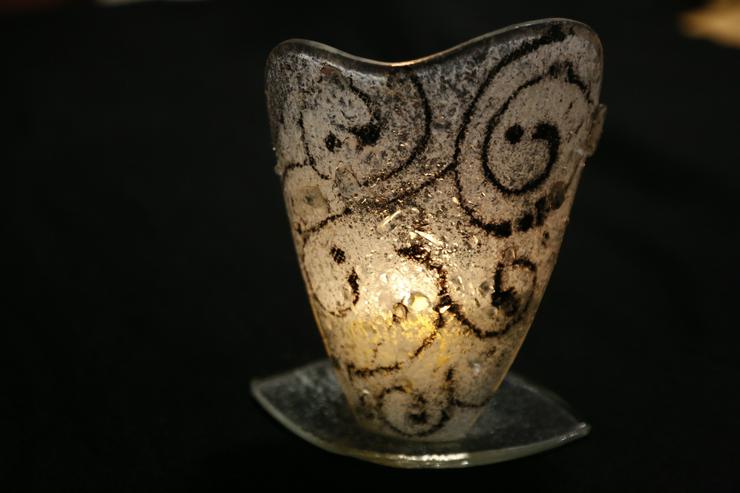 Bild 3: Windlicht Glaskunst Fusing