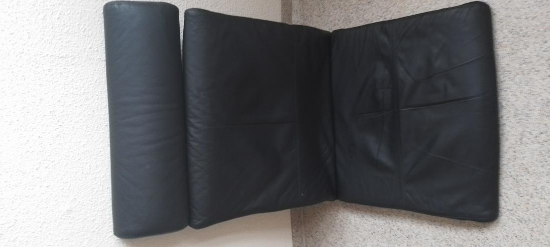 Biete Poeng Bezug Schwarz Leder