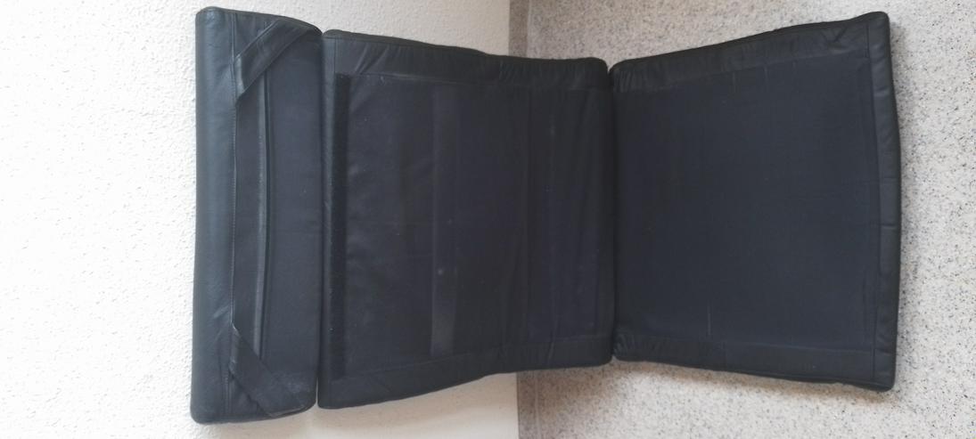 Bild 2: Biete Poeng Bezug Schwarz Leder