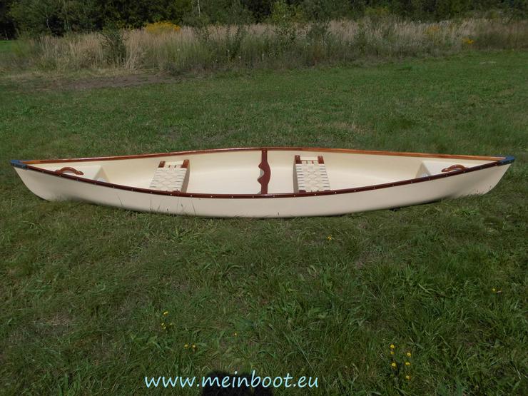 Bild 2: Kanu 2er Kanadier 430 Neu! in cremfarben /Mahagoni