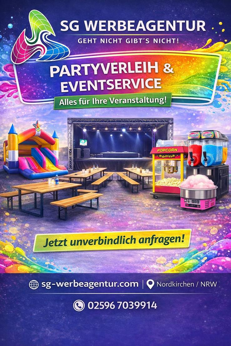 Partyverleih, Eventservice
