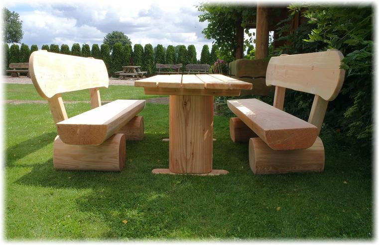 Baumstamm Gartenmöbel. Sitzmöbel Set. Holzmöbel. Rustikale Gartenmöbel.