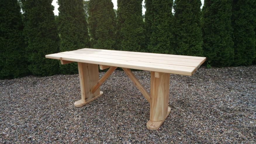 Bild 4: Baumstamm Gartenmöbel. Sitzmöbel Set. Holzmöbel. Rustikale Gartenmöbel.