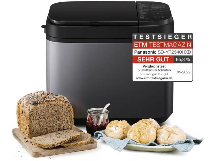 Panasonic SD-YR2540 Premium Grau Vollautomatischer Brotbackautomat