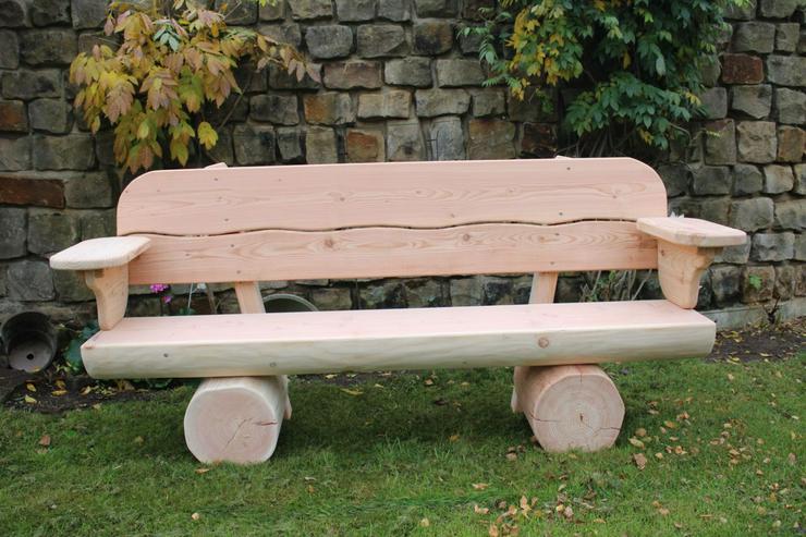 Bild 10: Geschenk für Familien. Holzbank mit Gravur. Hochzeitsgeschenk.