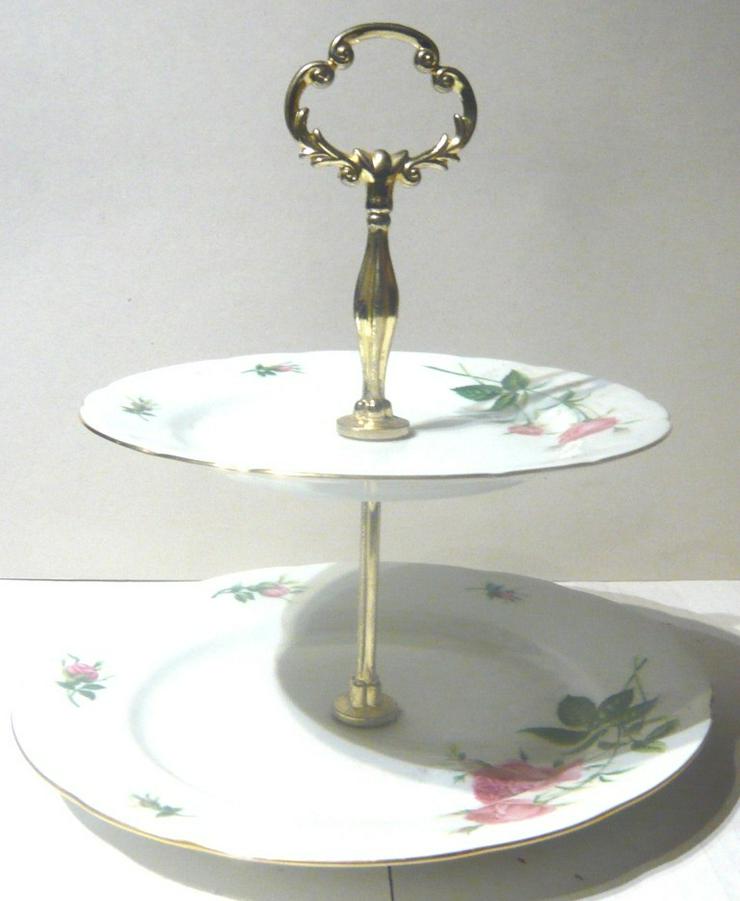 Bild 5: Etagere Dekor Rose Christineholm Schweden Porzellan TOP