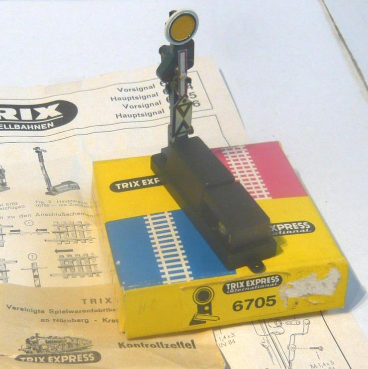 Trix Express H0 Form Vorsignal 6705 OVP Anleitung TOP - Zubehör & Ersatzteile - Bild 1