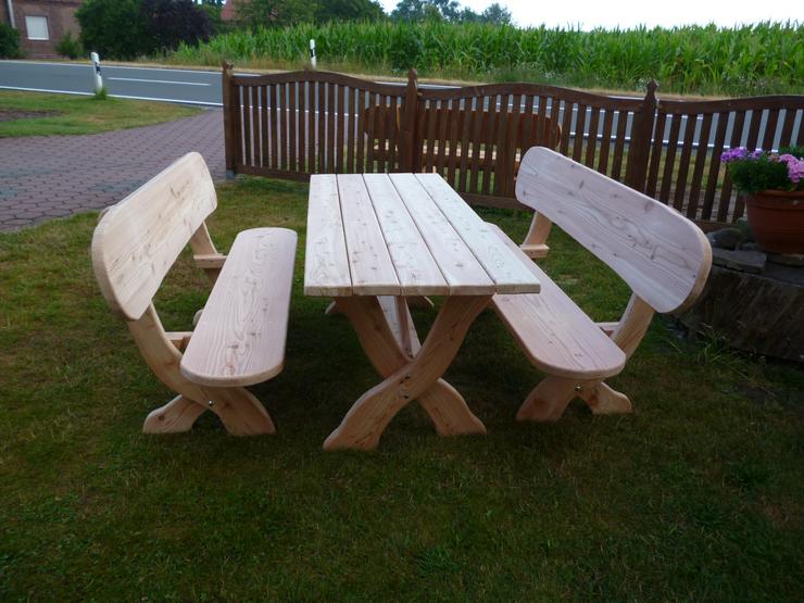 Bild 7: Gartenbank zur Goldenen Hochzeit mit Gravur. Jubiläumsgeschenk.