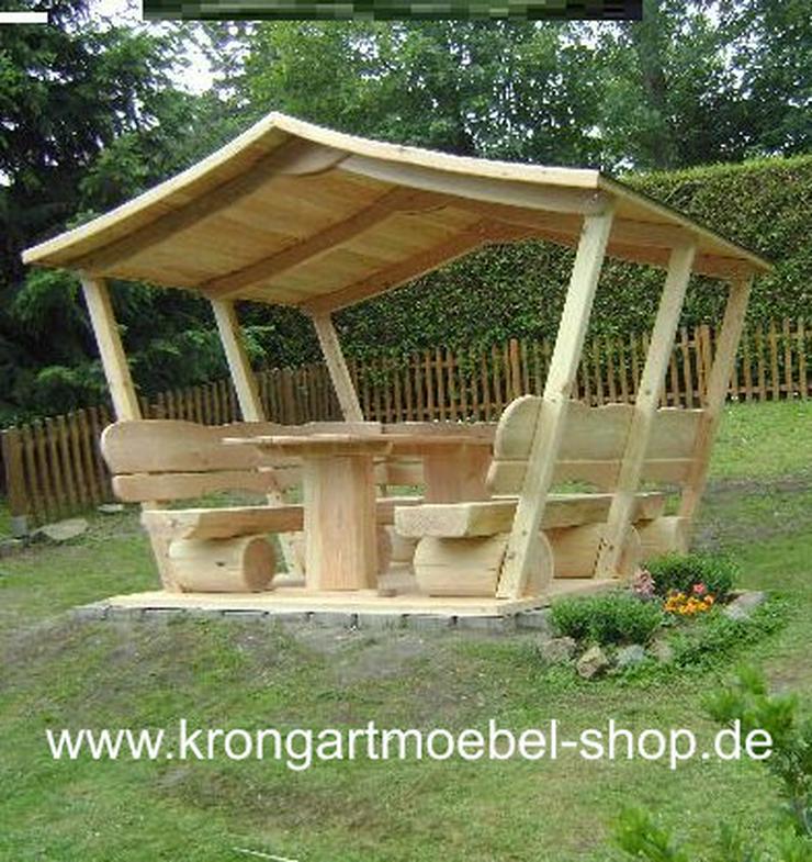 Bild 9: Gartenbank zur Goldenen Hochzeit mit Gravur. Jubiläumsgeschenk.