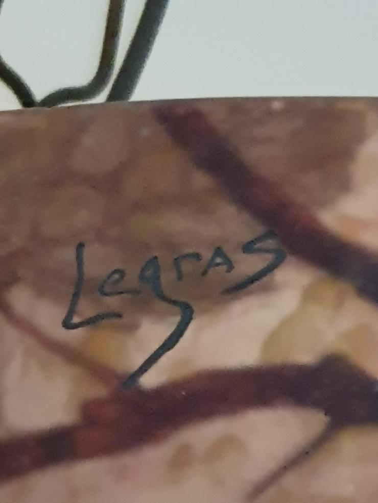 Schöne Jugendstil Lampe von Künstler Legras