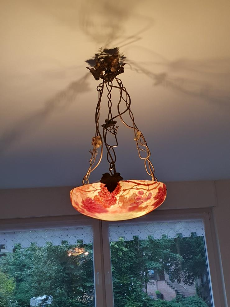 Bild 3: Schöne Jugendstil Lampe von Künstler Legras