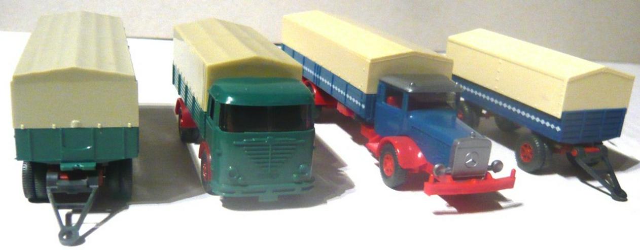 Bild 2: Wiking alt 1:87 LKW Oldtimer MB L10000 Büssing LU7 TOP