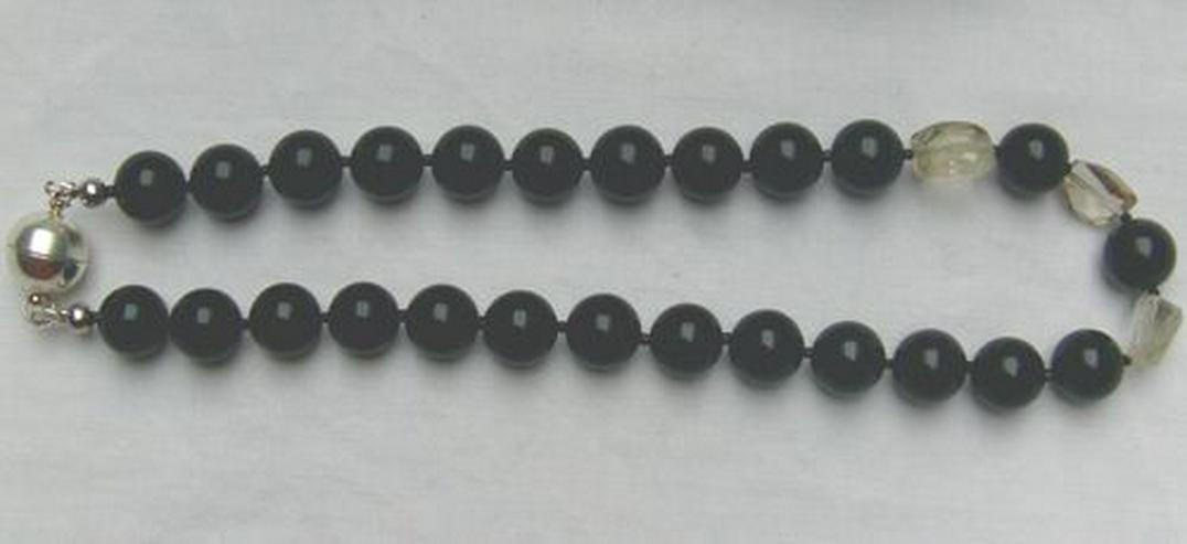 Bild 2: Edelsteinkette, Adlerachat kombiniert mit Lemmonquarz