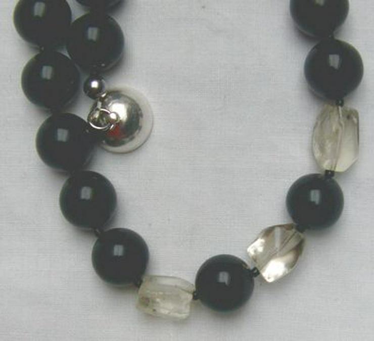 Bild 4: Edelsteinkette, Adlerachat kombiniert mit Lemmonquarz