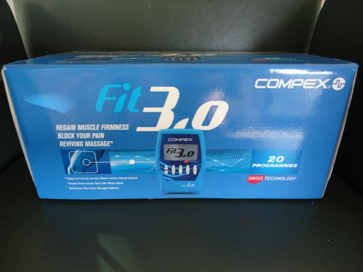 Bild 2: COMPEX Fit 3.0 Elektrostimuator blau NEU / OVP