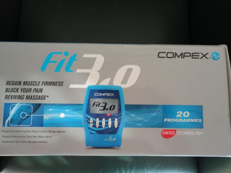 Bild 3: COMPEX Fit 3.0 Elektrostimuator blau NEU / OVP