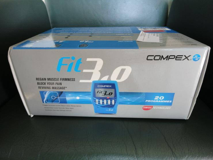 Bild 4: COMPEX Fit 3.0 Elektrostimuator blau NEU / OVP