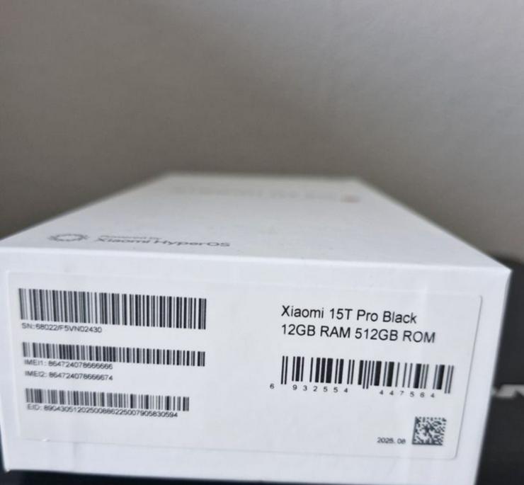 Bild 4: Xiaomi 15 T Pro Black 512 GB Speicher und 12 GB RAM 