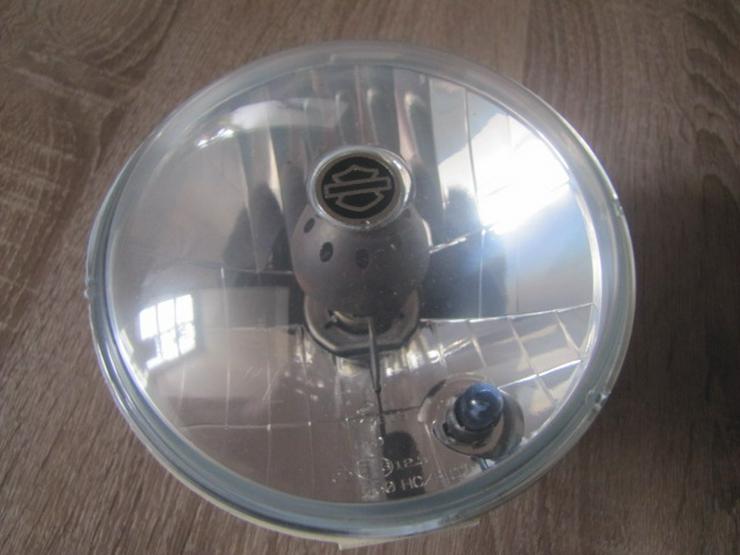 Bild 3: Harley-Davidson Halogenscheinwerfer Reflektor 5 3/4" komplett E13