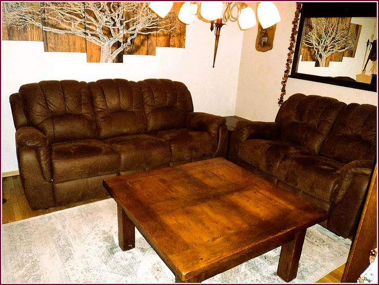 Gepflegte POLSTER-GARNITUR „Home affaire“, 3-Sitzer u/o 2-Sitzer, bequem & preiswert zum KAUF - EILT wegen Einzug. - Sofas & Sitzmöbel - Bild 1