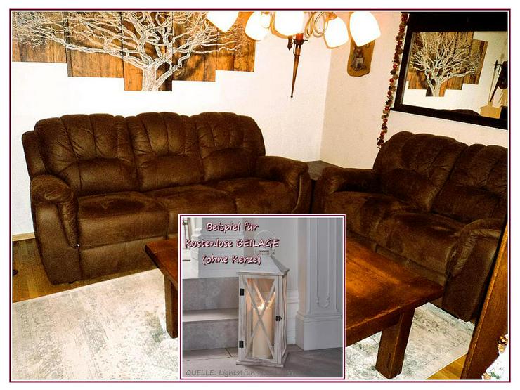 Bild 2: Gepflegte POLSTER-GARNITUR „Home affaire“, 3-Sitzer u/o 2-Sitzer, bequem & preiswert zum KAUF - Eilt wegen Einzug.